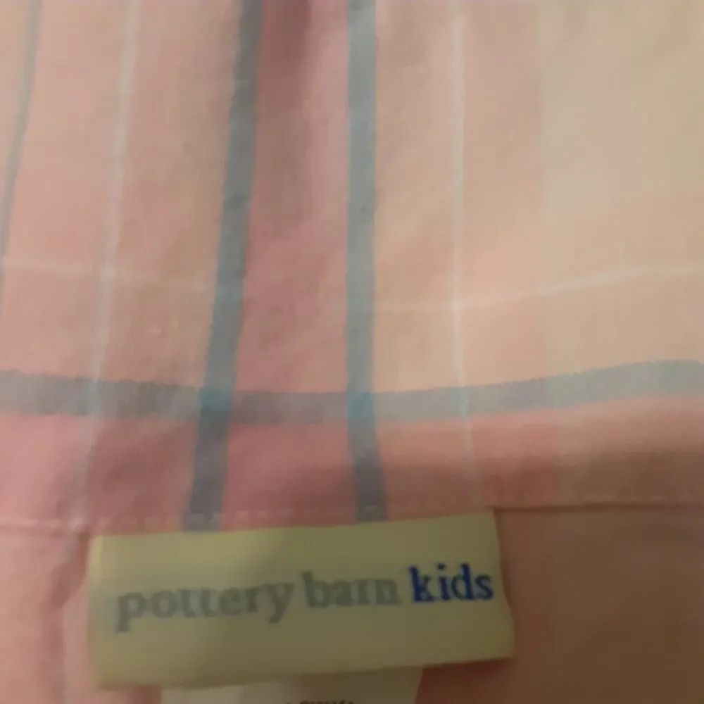 Pottery Barn Kids Pink Plaid Shower Curtain Charming